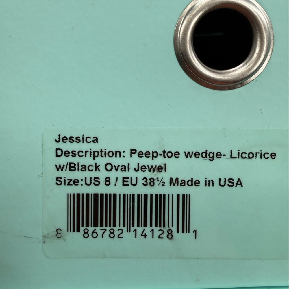EUC Oka-B Black Jessica Wedges - Picture 12 of 12